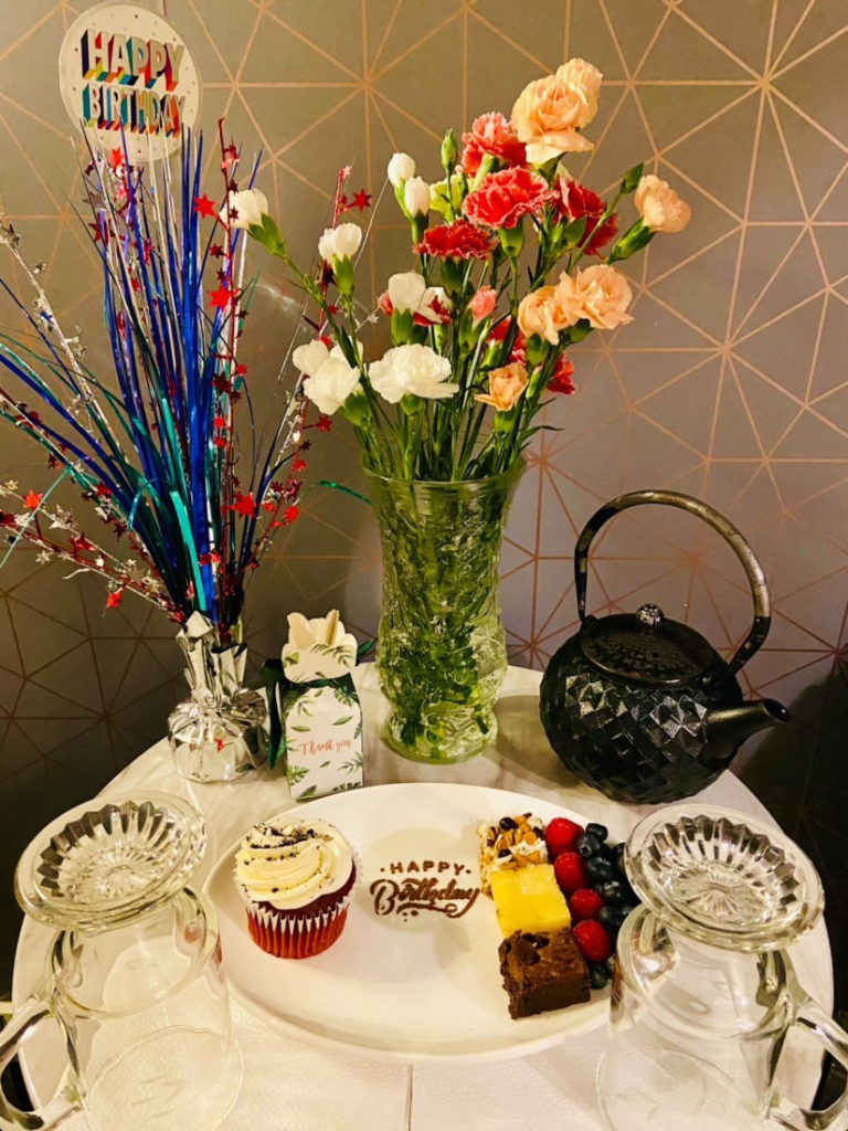 Product in the spa, cafe, and retail store