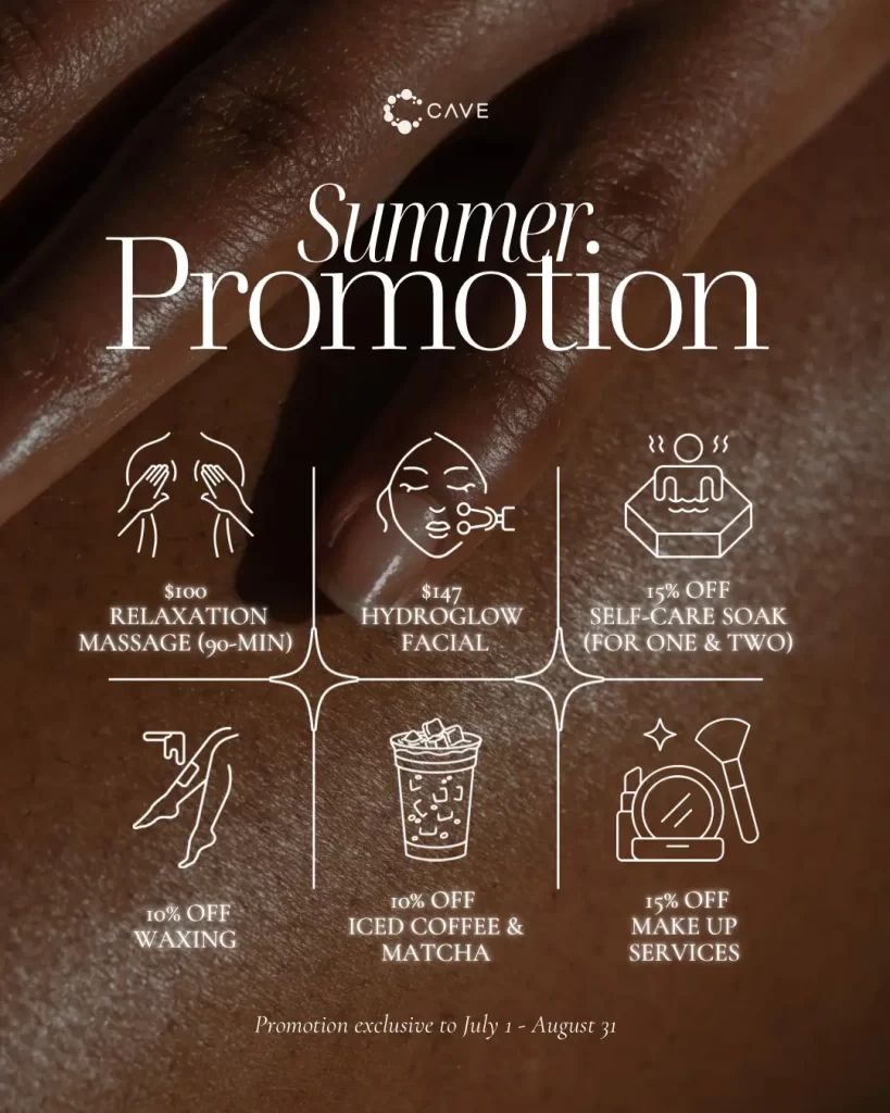 summer promo july 1-aug 31