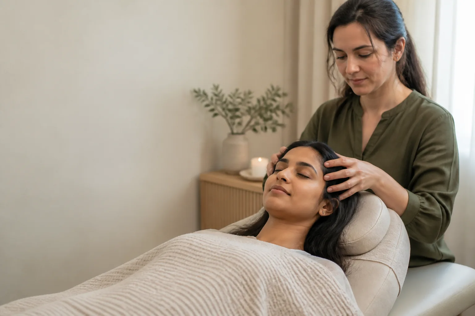 indian head massage
