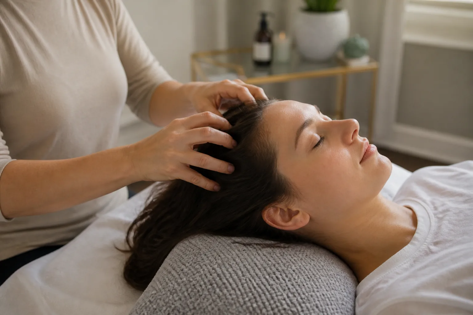 indian head massage